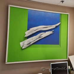 Large Modern Framed Painting